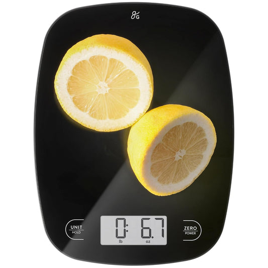 Digital Kitchen Scale Digital Weight Grams and Ounces (Black Glass)